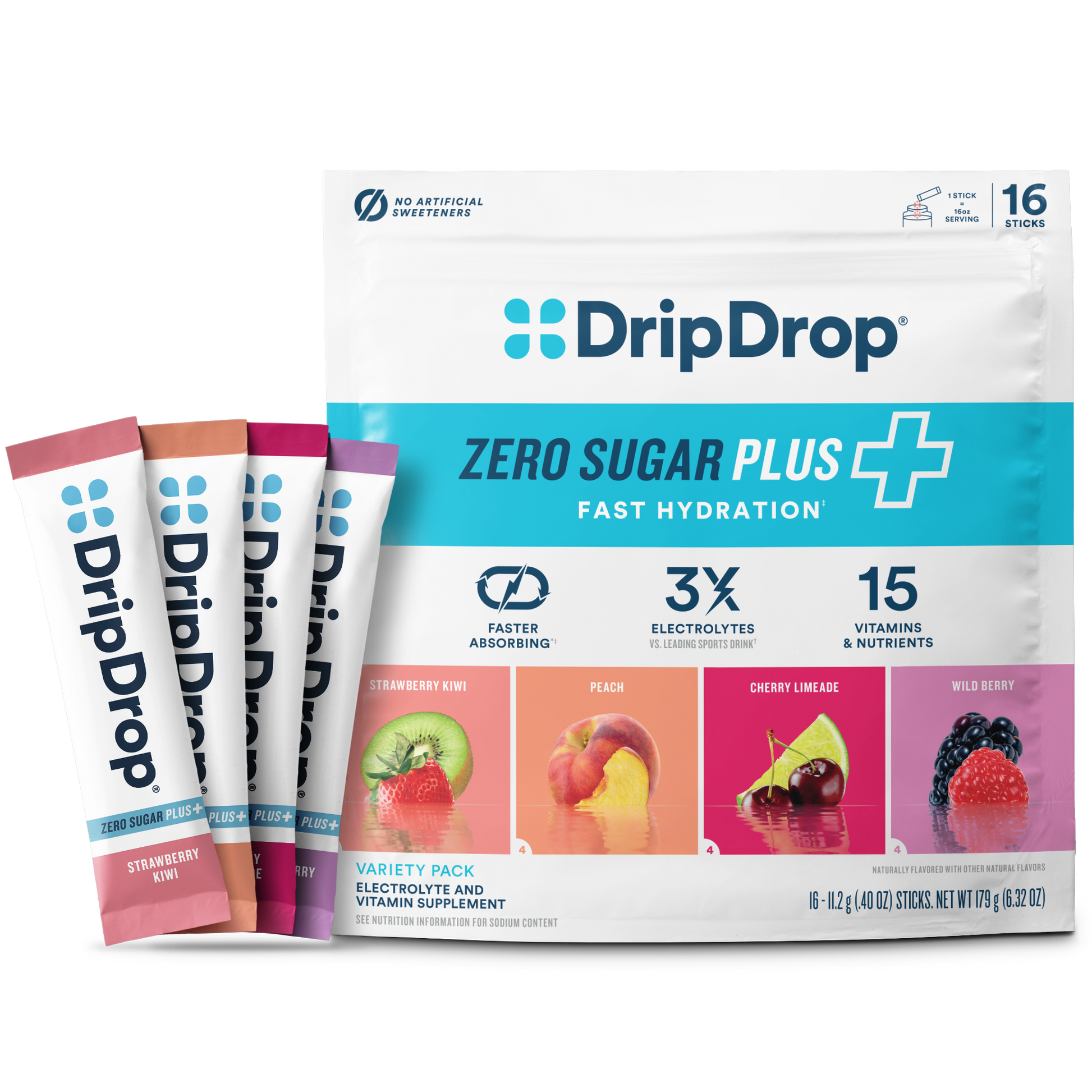 dripdrop-zero-sugar-plus-strawberry-kiwi-peach-cherry-limeade-wild-berry-16-oz-sticks-16-count-p8 Pouch_16ct_Front16ozSticks_VSPlus_Variety_B.png