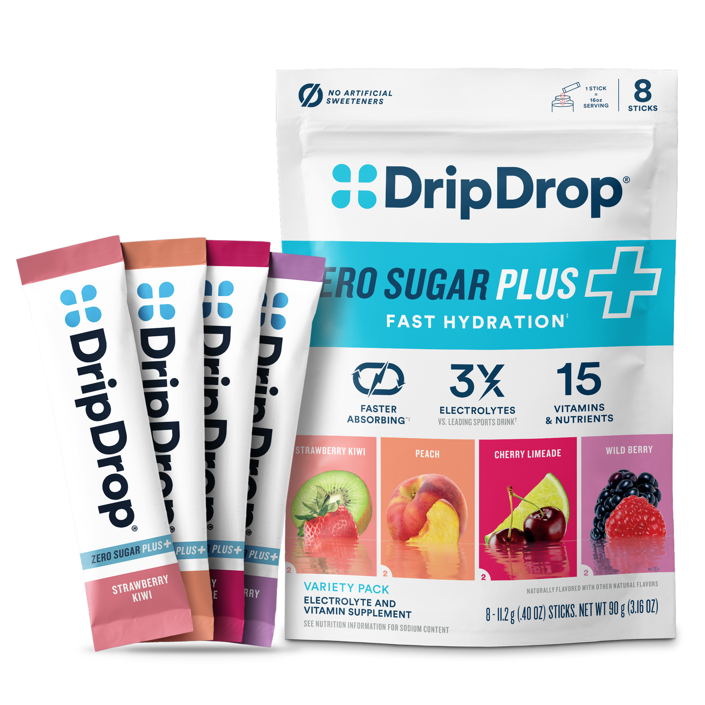 dripdrop-zero-sugar-plus-strawberry-kiwi-peach-cherry-limeade-wild-berry-16-oz-sticks-8-count-l1 Pouch_8ct_Front16ozSticks_VSPlus_Variety_B.png
